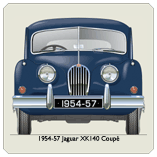 Jaguar XK140 Coupe (wire wheels) 1954-57 Coaster 2